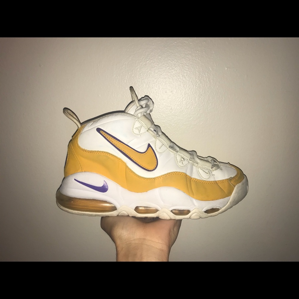 Vintage lakers Nike air uptempo